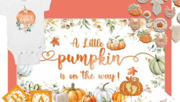 A Little Pumpkin Is On The Way Baby Shower Little Pumpkin Is On The Way